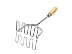 Aardappelstamper houtgreep