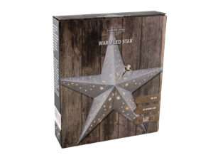 Etoille 40cm 10warmled d'argent