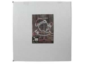 Santa neon ropelight 55x58cm rood/wit IP44 timer 5m
