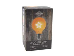 LED Lampe Etoille E27 4W G80