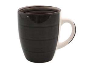 Koffiebeker kerst zwart 340ml
