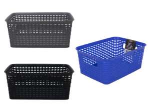 Mand 25x19x10,5cm ass-kleur
