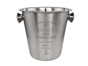 Champagne cooler stst Classic w/wording