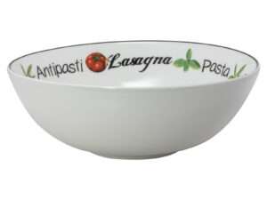 Pastaschaal m/print Pasta Ø30cm