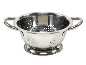 Deep colander 16cm satin outside
