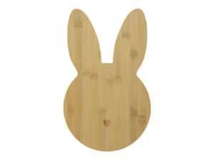 Plank paashaas bamboe 36x22x0,8cm