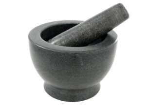Vijzel graniet zwart 15x9,5cm