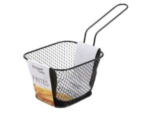 French fries basket black steel