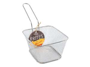 French fries basket ss 14x11x7cm steel