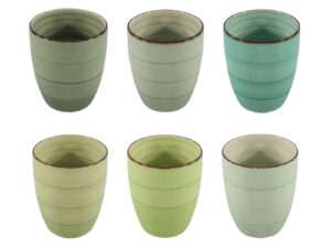 #Koffiemok Green 340ml 6-ass z/oor
