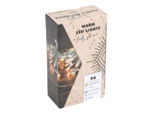 Verlichting transp 96warmLED 3xAA IP44 timer