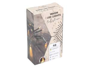 Verlichting vlameffect groen 48LED IP44 timer