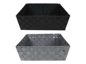 Mand gevlochten 38x33x13-ass-kleur