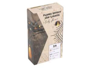 Verlichting vlameffect groen 24LED IP44 timer