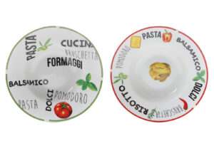 Pastabord design Ø24cm 2-ass