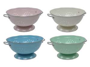 Vergiet wit/blauw/groen/roze Ø28cm 4-ass