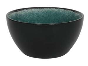 Bowl Ø13,7x7cm reactive glaze bluegreen Leros