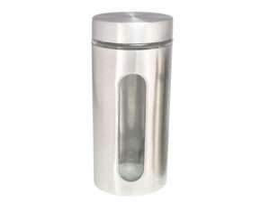 #Glass jar 10x22.5 ss/glass
