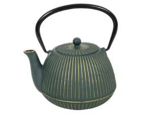 Teapot castiron 1.2L dark green