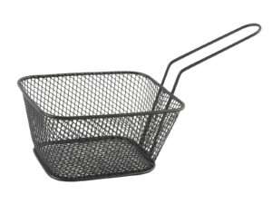 French fries basket black 14x11x7cm