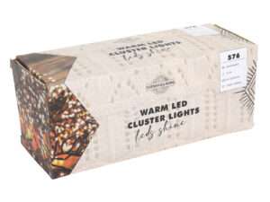 Cluster 576warmwitLED IP44 timer/dimmer 3,5m