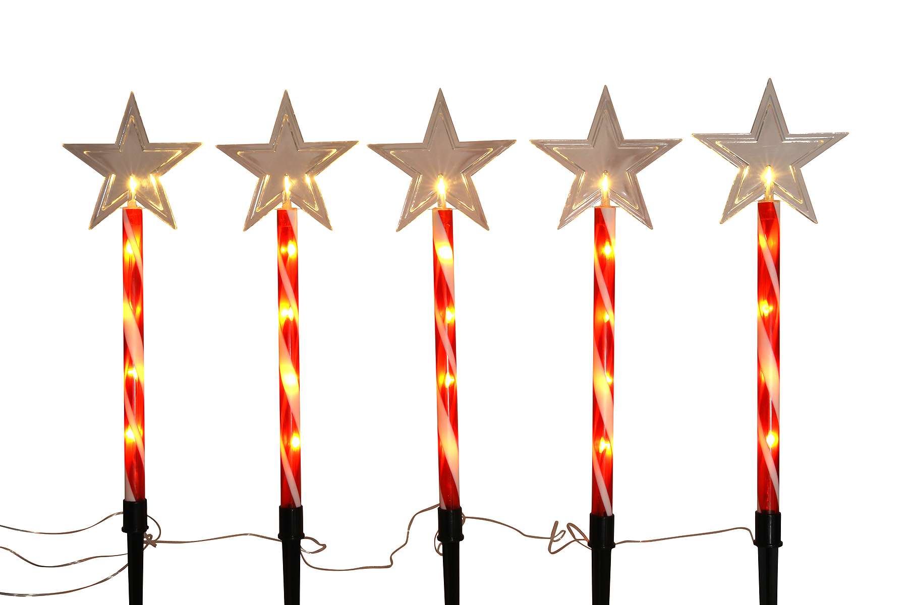 Gardenstick x5 star/candy cane LED timer