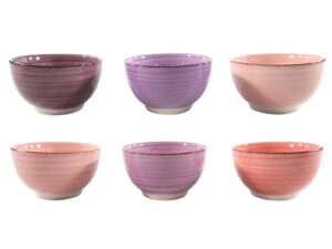 #Bowl 14cm Mykonos 6 assorted
