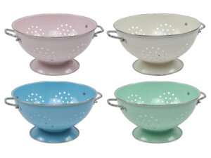Vergiet wit/blauw/groen/roze Ø23cm 4-ass