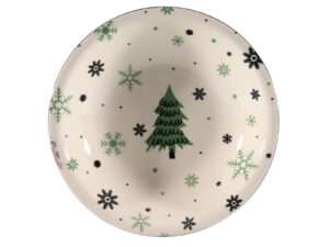 Diepbord kerstboom deco  Ø21cm