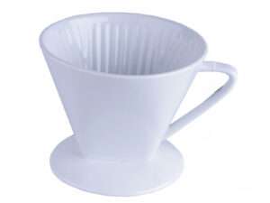 Koffiefilterhouder wit filter nr4