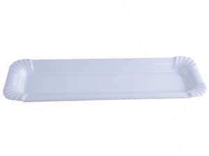 Snackdish long 26x8x2cm white