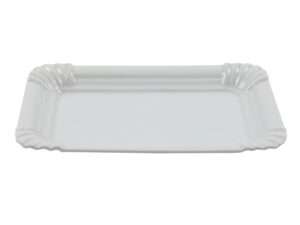 Cake plate 20x13x2cm white