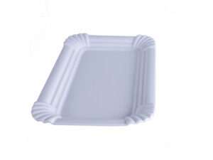 Cake plate 25x16,3x2,5cm white