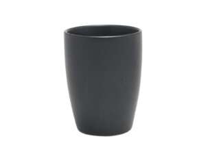 Koffiemok mat zwart z/oor 340ml