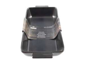 Ovenschaal mat zwart 23,5x11x4,5cm