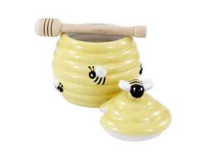 Honeypot with bee design