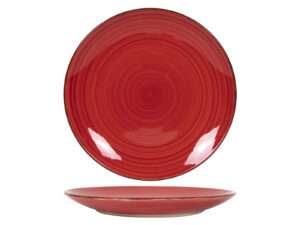 Dinerbord kerst rood Ø26,5cm