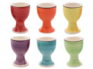 Egg cup  Ø5x7cm uni assorted