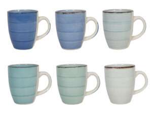 ^Koffiemok Blue 340ml 6-ass