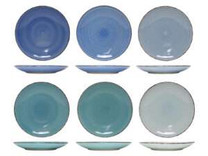 ^Dinerbord Blue Ø26,5cm 6-ass