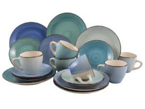 Koffieset Blue Curacao 18dlg