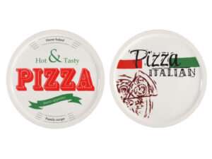 Pizzabord Ø30cm decor 2-ass